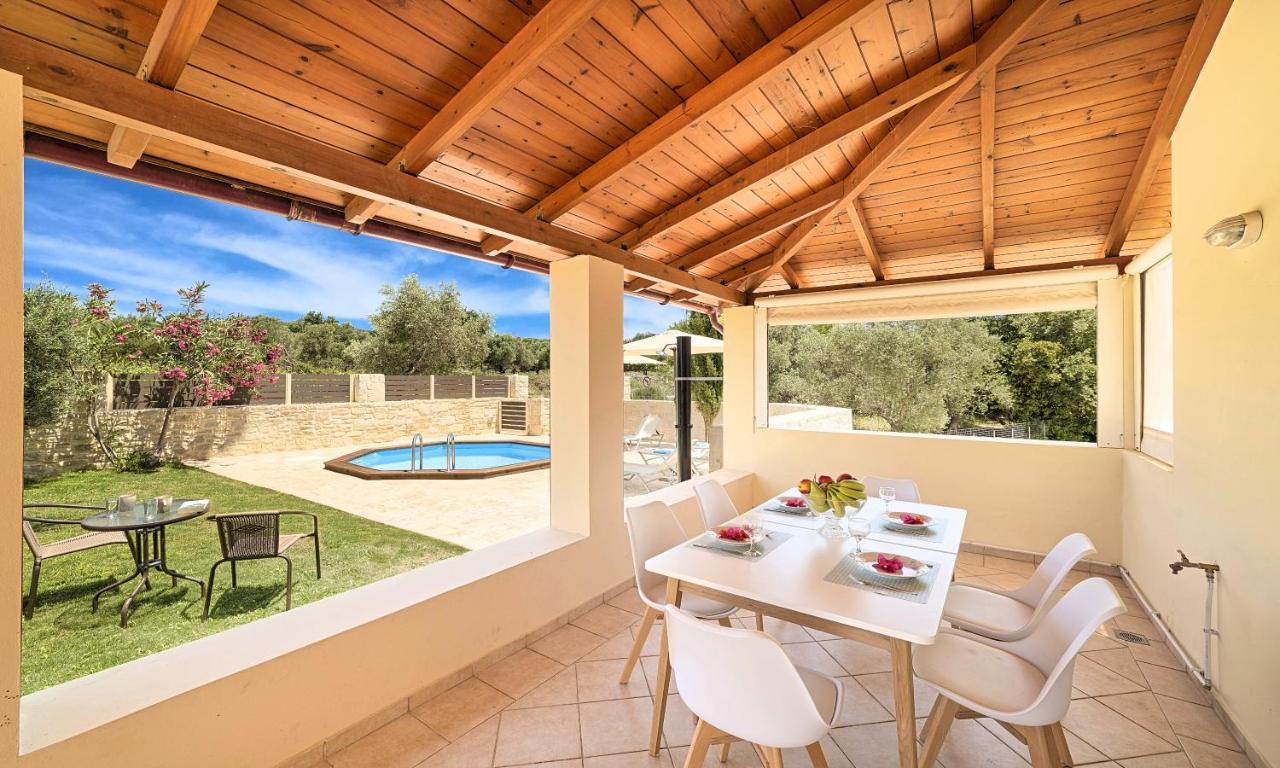 Villa Di Palma Heated Pool Koufi Zewnętrze zdjęcie